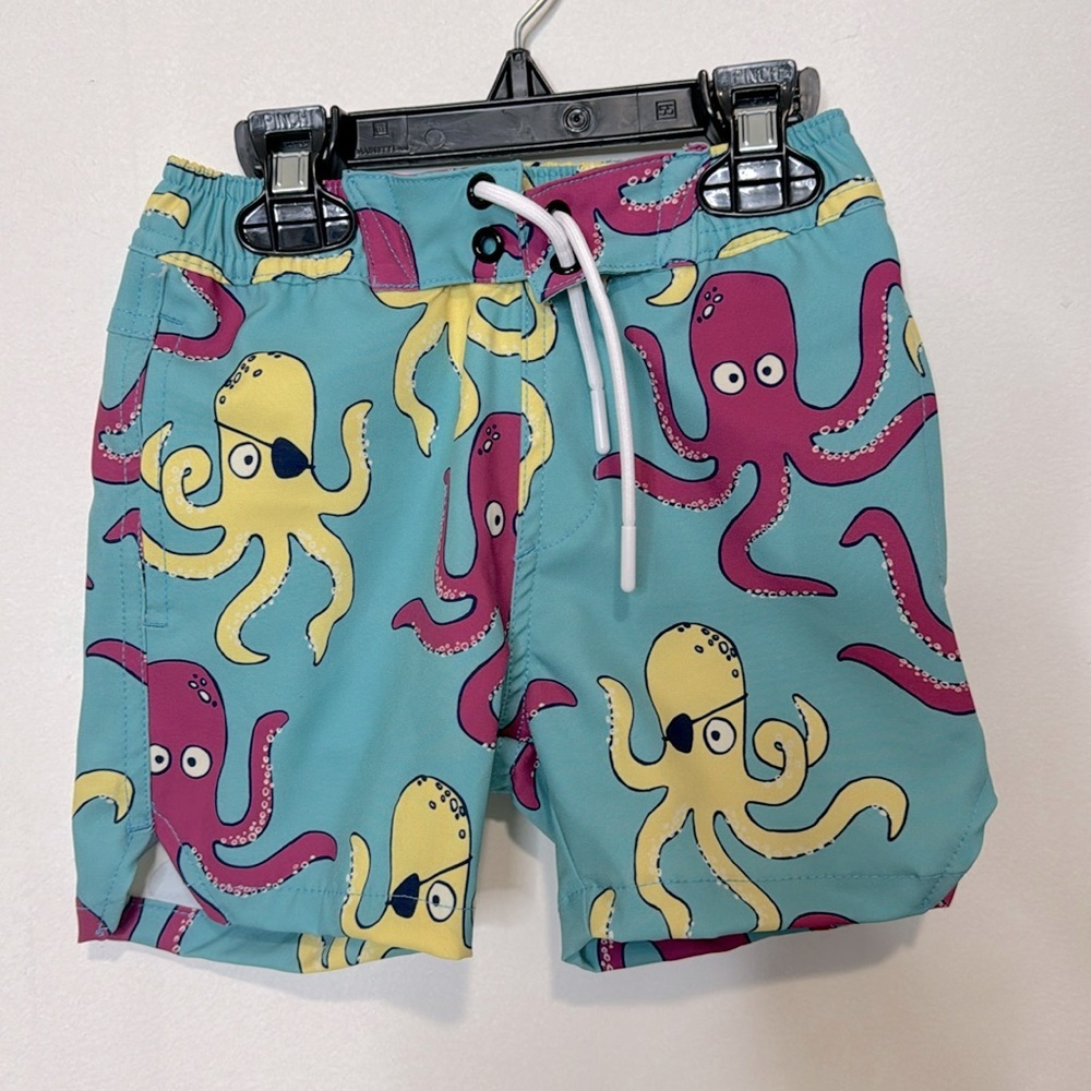 New Sovereign Code boys Size 24 months Octopus swim trunks